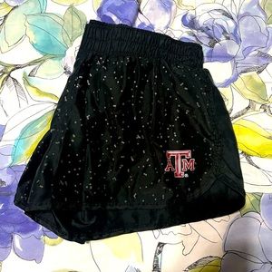 Texas A&M Running Shorts with Built-in Panty, L